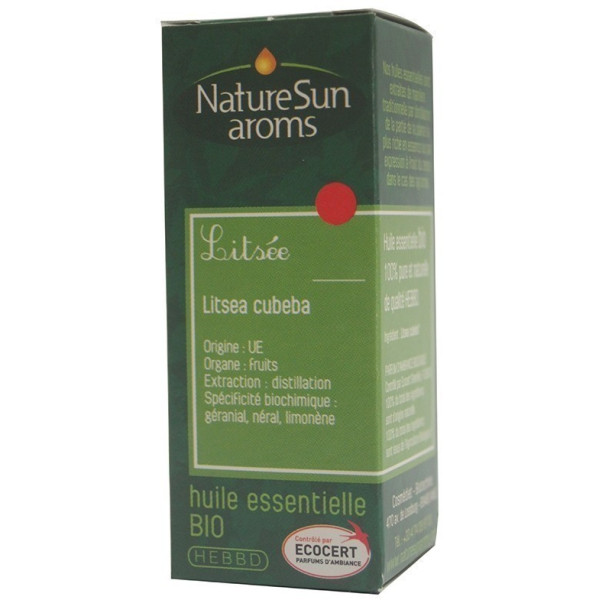 Huile essentielle litsée 10 ml NaturSun arôme BIO