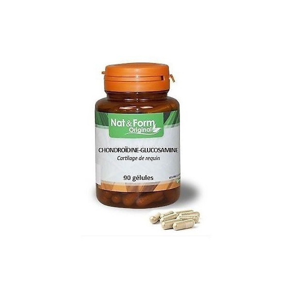 Chondroïtine et glucosamine 90 gélules Nat et Form