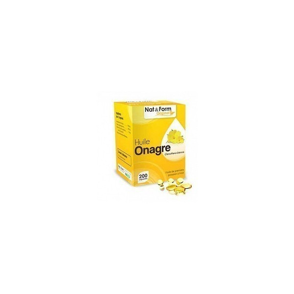 Huile onagre 200 capsules Nat et Form