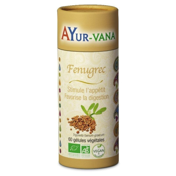 Fenugrec 60 gélules Ayur-Vana BIO