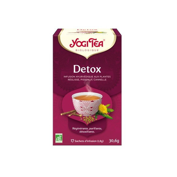 Infusion détox 17 sachets Yogi Tea BIO