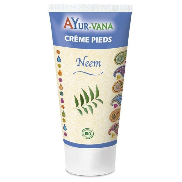 Crème Pieds au Neem 75 ml Ayur-Vana BIO