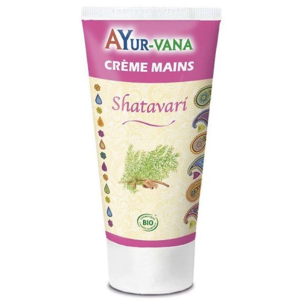Crème Mains au Shatavari 75 ml Ayur-Vana BIO