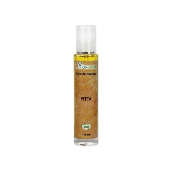 Huile de massage Pitta 100 ml Ayur-Vana BIO