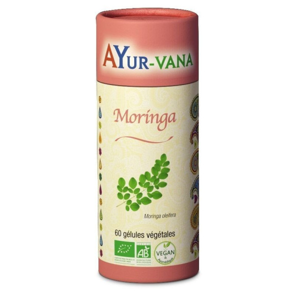 Moringa 60 gélules Ayur-Vana BIO