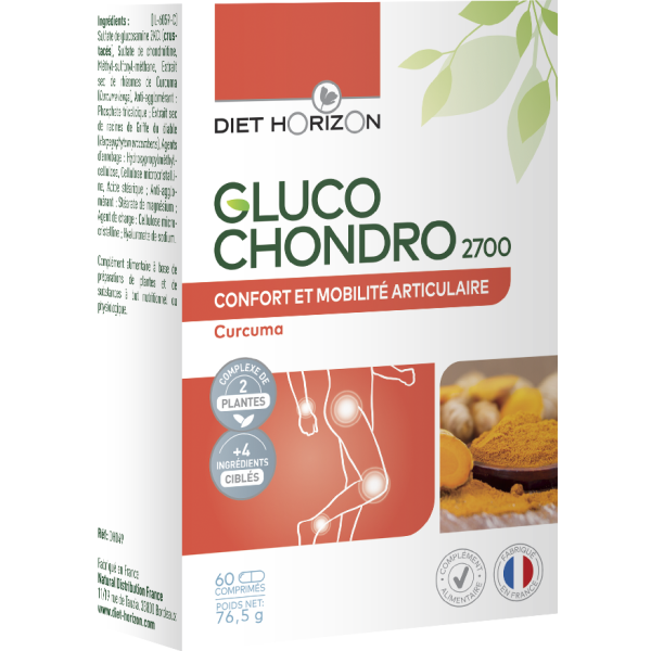 Gluco chondro 2700 60 comprimés Diet Horizon