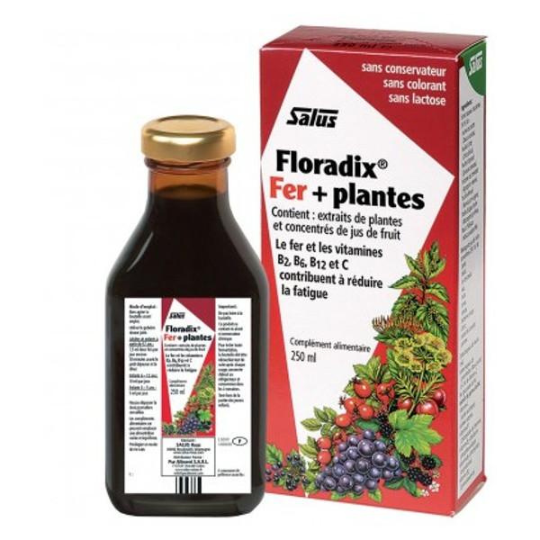 Floradix® fer plus plantes 500 ml Salus