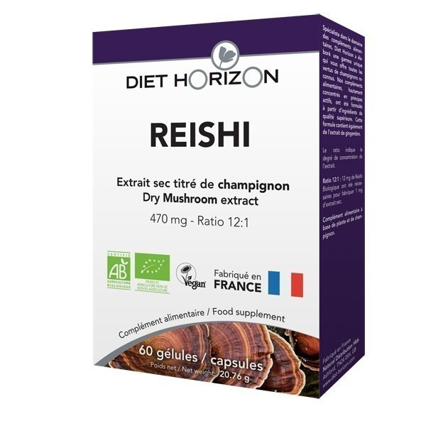 Reishi 60 gel, diet horizon