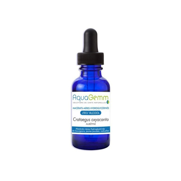Macérat mère de bourgeons sans alcool aubépine 50 ml Aquagemm BIO