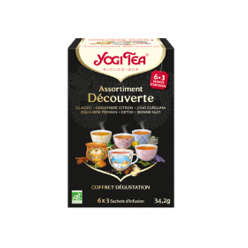 Infusion assortiment découverte 6x3 sachets Yogi Tea BIO