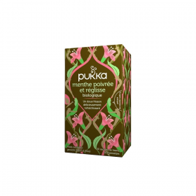 Infusion menthe poivrée et reglisse 20 sachets pukka
