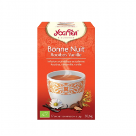 Infusion bonne nuit rooibos vanille 17 sachets Yogi Tea BIO