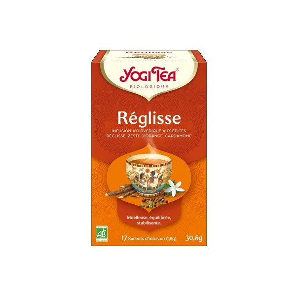 Infusion réglisse 17 sachets Yogi Tea BIO
