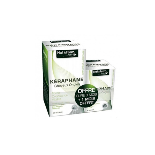 Keraphane 4 mois 240 gélules Nat et Form