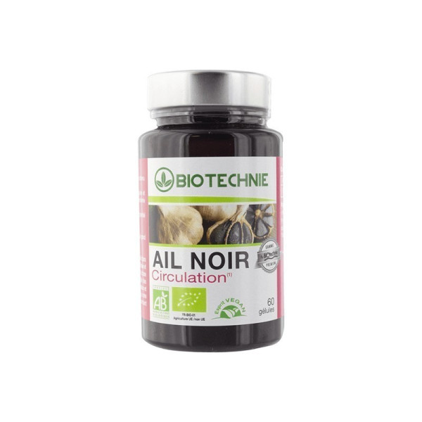 Ail noir bio 60 gélules Biotechnie bio