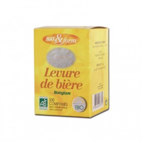 Levure de bière non revivifiable 200 comprimés Nat et Form