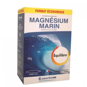 Magnesium marin coffret 40 ampoules Biotechnie