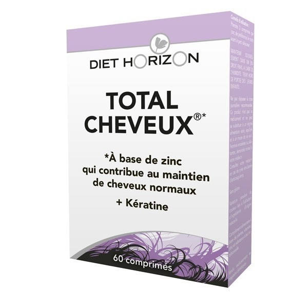 Total cheveux 60 comprimés Diet Horizon