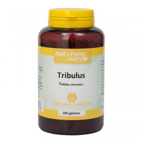 Tribulus terrestris 200 gélules gélatine Nat et Form
