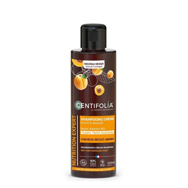 Shampoing Crème cheveux secs 500ML Centifolia