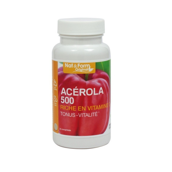 Acérola 500  24 comprimés Nat et Form
