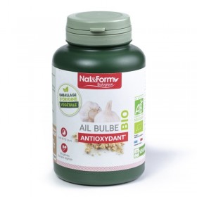 Ail bulbe 200 gélules végétales BIO Nat et Form
