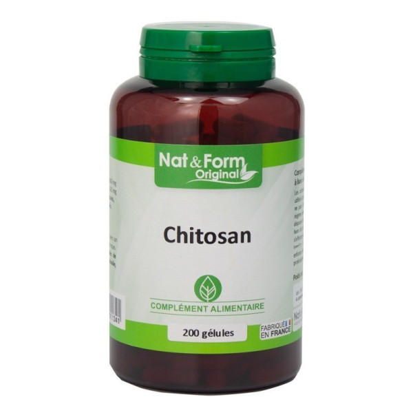 Chitosan 200 gélules Nat et Form