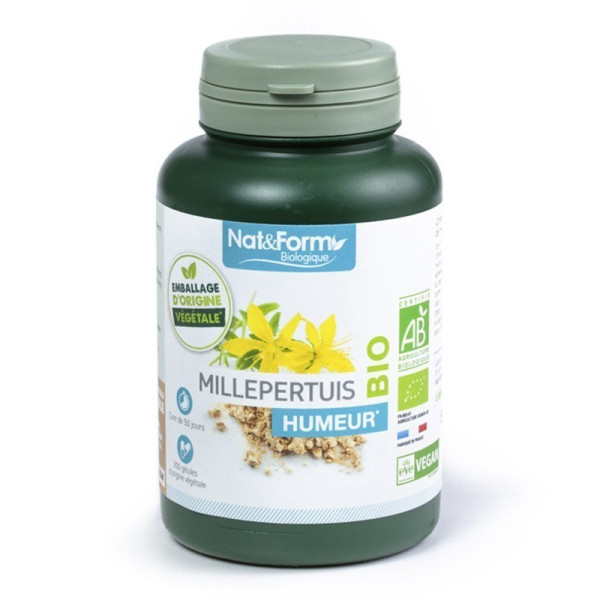 Millepertuis 200 gélules végétales Nat et Form BIO