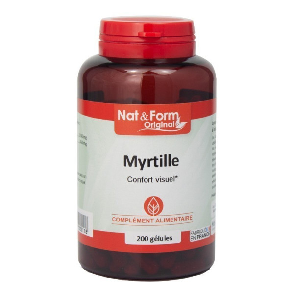 Myrtille baies 120 gélules Nat et Form