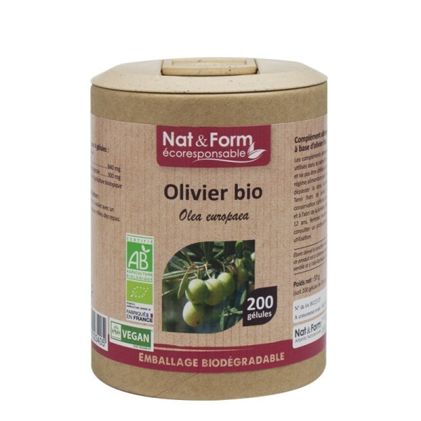 Olivier 60 gélules gamme écoresponsable Nat et Form