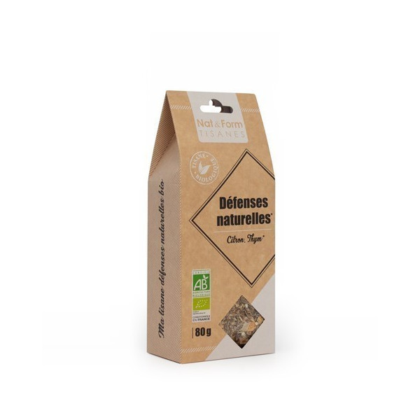 Tisane défenses naturelles 80g Nat et Form BIO