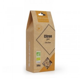 Tisane de zeste de citron 50g Nat et Form BIO