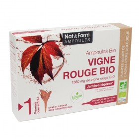 Vigne rouge 20 ampoules de...