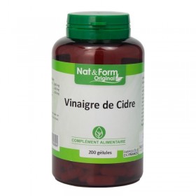 Vinaigre de cidre 200 gélules Nat et Form
