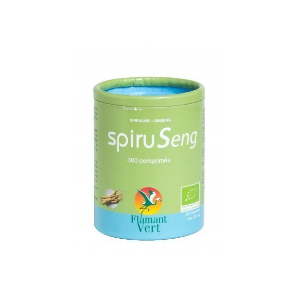 Spiruseng 300 comprimés de 500mg Flamant Vert BIO