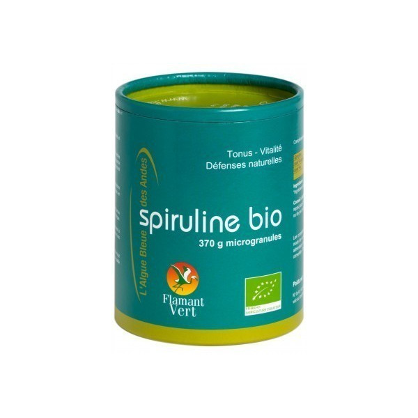 Spiruline des Andes 370g micro-granules Flamant Vert BIO