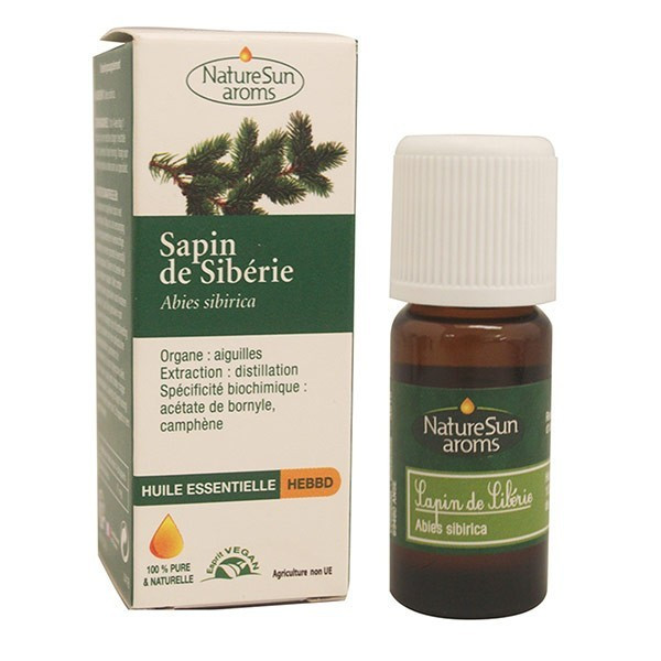 Huile essentielle de sapin de Sibérie 30 ml NatureSun aroms VEGAN