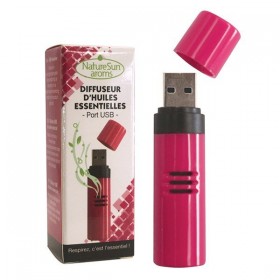 Diffuseur USB rose fuchsia...