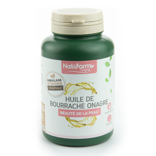 Bourrache et onagre 100 capsules Nat et Form