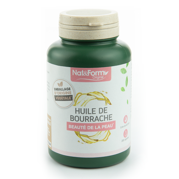 Huile de bourrache 100 capsules Nat et Form