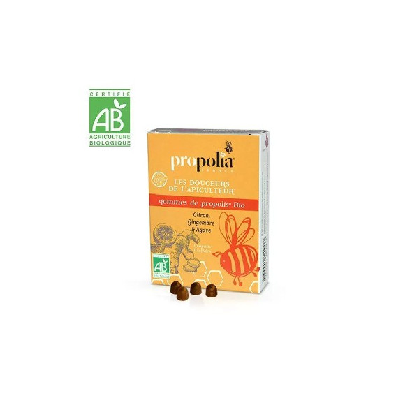 Gomme de propolis et gingembre Propolia BIO