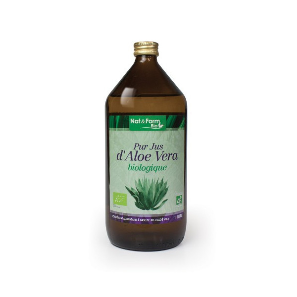 Pur jus d'aloe vera 1 litre Nat et Form BIO