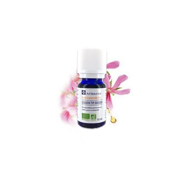 Huile essentielle de géranium type bourbon 10ml Ad Naturam BIO