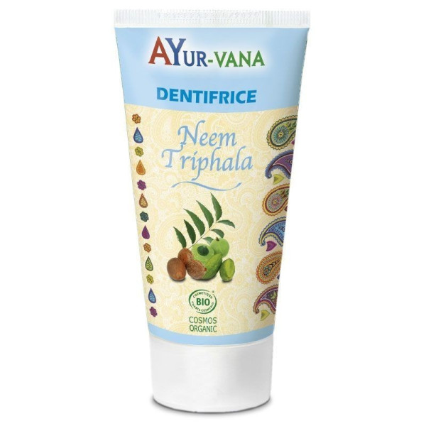 Dentifrice aux Neem et Triphala 75 ml Ayur-Vana COSMOS ORGANIC