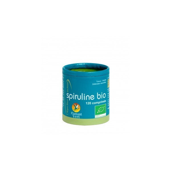 Spiruline des Andes 120 comprimés Flamant Vert BIO