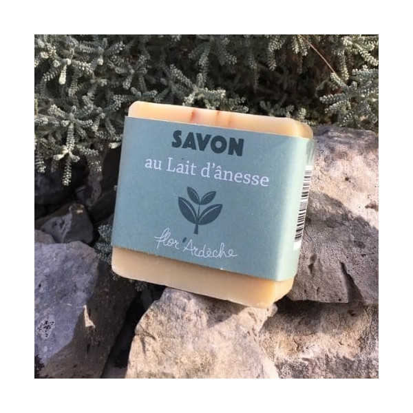 Savon au Lait d'ânesse 100g Flor'Ardèche