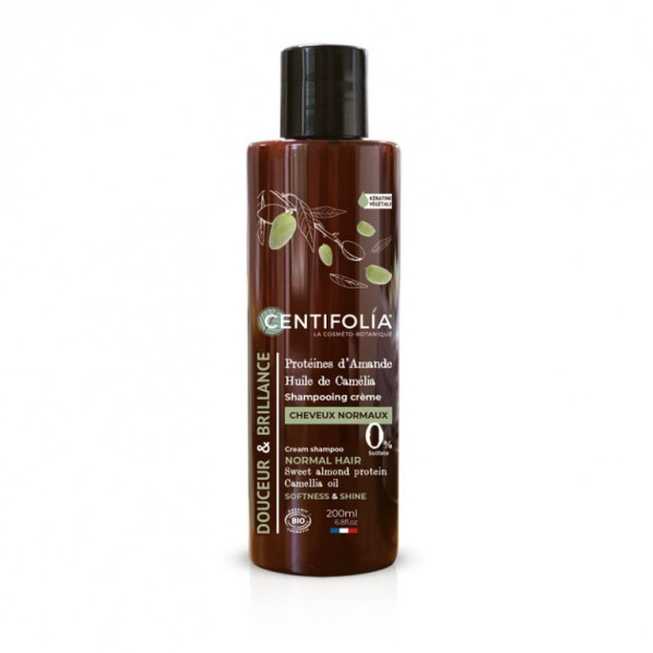 Shampooing crème nutrition et brillance 200ml Centifolia