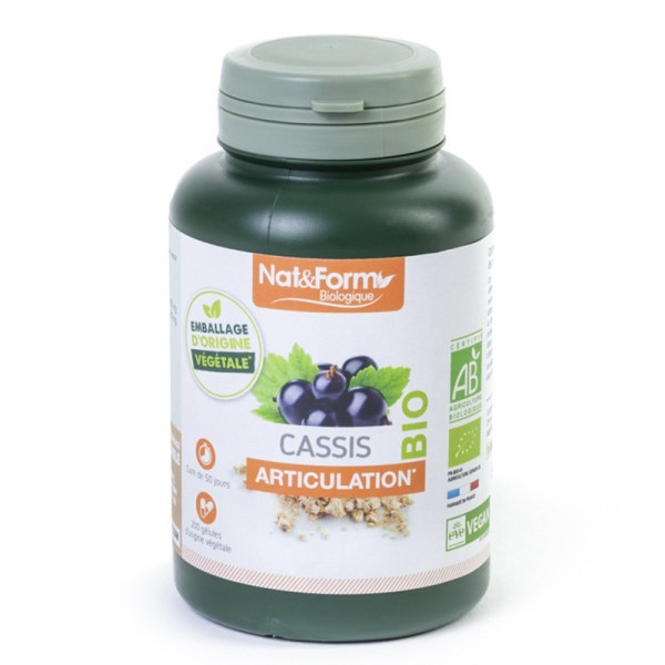 Cassis Bio 200 gélules végétales Nat et Form
