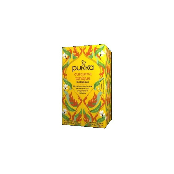 Infusion curcuma tonique 20 sachets Pukka BIO