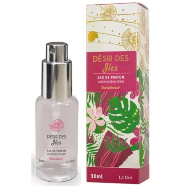 Eau de parfum désir des îles 30 ml Bioveillance BIO